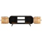 vidaXL Mueble para TV de madera maciza de mango rugosa 110x30x45 cm vidaXL Mueble para TV de madera maciza de mango rugosa 110x30x45 cm