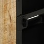 vidaXL Mueble para TV de madera maciza de mango rugosa 110x30x45 cm vidaXL Mueble para TV de madera maciza de mango rugosa 110x30x45 cm