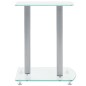 Set De 2 Transparente Cristal Vidrio De Seguridad Soporte De Altavoz