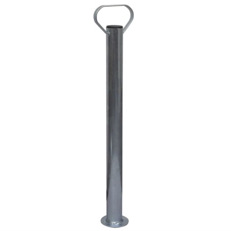 2 tubos de soporte con 2 abrazaderas para rueda jockey de 48 mm
