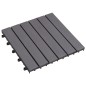 vidaXL Baldosas de terraza 10 uds madera acacia gris lavado 30x30 cm vidaXL Baldosas de terraza 10 uds madera acacia gris lavado 30x30 cm