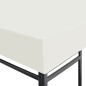 vidaXL Toldo de cenador 310 g/m² 3x3 m blanco crema vidaXL Toldo de cenador 310 g/m² 3x3 m blanco crema