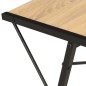 vidaXL Escritorio con estantería negro y roble 116x50x93 cm vidaXL Escritorio con estantería negro y roble 116x50x93 cm