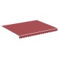vidaXL Tela de repuesto para toldo rojo burdeos 3x2,5 m vidaXL Tela de repuesto para toldo rojo burdeos 3x2,5 m