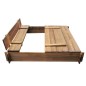vidaXL Arenero de jardín para niños cuadrado de madera impregnada vidaXL Arenero de jardín para niños cuadrado de madera impregnada