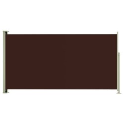 vidaXL Toldo lateral retráctil de jardín marrón 160x300 cm