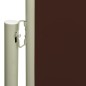 vidaXL Toldo lateral retráctil de jardín marrón 160x300 cm vidaXL Toldo lateral retráctil de jardín marrón 160x300 cm