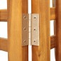 vidaXL Biombo de 3 paneles de madera maciza de acacia 121,5x2x180 cm vidaXL Biombo de 3 paneles de madera maciza de acacia 121,5x2x180 cm