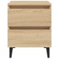 vidaXL Mesitas de noche 2 uds contrachapada roble Sonoma 40x35x50 cm vidaXL Mesitas de noche 2 uds contrachapada roble Sonoma 40x35x50 cm