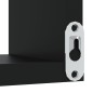 vidaXL Estantes de esquina pared madera ingeniería negro 40x40x50 cm vidaXL Estantes de esquina pared madera ingeniería negro 40x40x50 cm