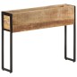 vidaXL Jardinera de madera de mango rugosa 90x20x68 cm vidaXL Jardinera de madera de mango rugosa 90x20x68 cm