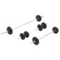 vidaXL Juego de barras y pesas 30 kg