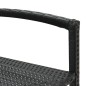 vidaXL Taburetes de cocina 2 unidades ratán sintético negro vidaXL Taburetes de cocina 2 unidades ratán sintético negro