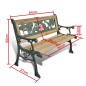 vidaXL Banco de jardín para niños de madera 84 cm vidaXL Banco de jardín para niños de madera 84 cm