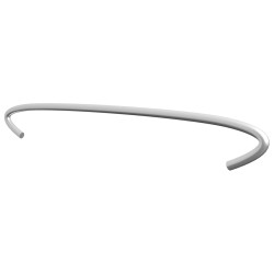 vidaXL Ganchos de gaviones 50 unidades acero galvanizado 40 cm