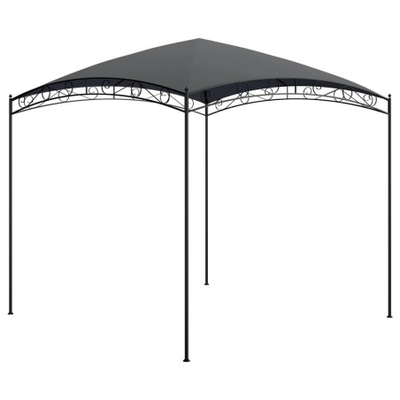 vidaXL Cenador gris antracita 3x3x2,65 m 180 g/m²