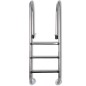 vidaXL Escalera de piscina 3 peldaños acero inoxidable 304 120 cm vidaXL Escalera de piscina 3 peldaños acero inoxidable 304 120 cm