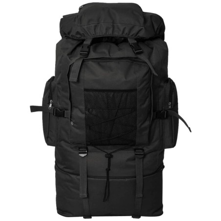 vidaXL Mochila militar XXL 100 L negra