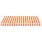 vidaXL Tela de repuesto para toldo amarillo y naranja 3,5x2,5 m vidaXL Tela de repuesto para toldo amarillo y naranja 3,5x2,5 m