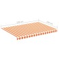 vidaXL Tela de repuesto para toldo amarillo y naranja 3,5x2,5 m vidaXL Tela de repuesto para toldo amarillo y naranja 3,5x2,5 m