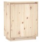 vidaXL Aparador de madera maciza de pino 60x34x75 cm vidaXL Aparador de madera maciza de pino 60x34x75 cm