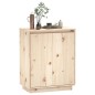 vidaXL Aparador de madera maciza de pino 60x34x75 cm vidaXL Aparador de madera maciza de pino 60x34x75 cm