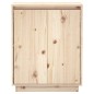 vidaXL Aparador de madera maciza de pino 60x34x75 cm vidaXL Aparador de madera maciza de pino 60x34x75 cm