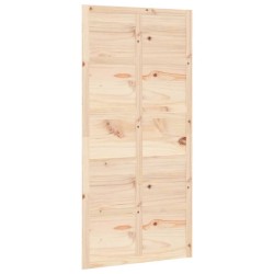 vidaXL Puerta de granero madera maciza pino 100x1,8x214 cm