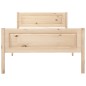 vidaXL Estructura de cama de madera maciza de pino 90x200 cm vidaXL Estructura de cama de madera maciza de pino 90x200 cm