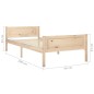 vidaXL Estructura de cama de madera maciza de pino 90x200 cm vidaXL Estructura de cama de madera maciza de pino 90x200 cm
