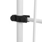 vidaXL Toldo manual retráctil 200 cm azul y blanco a rayas vidaXL Toldo manual retráctil 200 cm azul y blanco a rayas