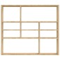 vidaXL Estantería de pared contrachapada color roble 90x16x78 cm vidaXL Estantería de pared contrachapada color roble 90x16x78 cm