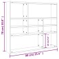 vidaXL Estantería de pared contrachapada color roble 90x16x78 cm vidaXL Estantería de pared contrachapada color roble 90x16x78 cm