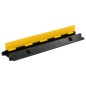 vidaXL Protector de cables rampa 1 canal goma 100 cm vidaXL Protector de cables rampa 1 canal goma 100 cm