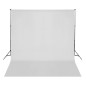vidaXL Telón de fondo para fotografía algodón blanco 300x300 cm vidaXL Telón de fondo para fotografía algodón blanco 300x300 cm