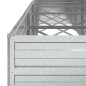 vidaXL Arriate de acero galvanizado plateado 480x80x77 cm vidaXL Arriate de acero galvanizado plateado 480x80x77 cm