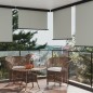 vidaXL Toldo lateral de balcón gris 165x250 cm vidaXL Toldo lateral de balcón gris 165x250 cm
