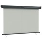 vidaXL Toldo lateral de balcón gris 165x250 cm vidaXL Toldo lateral de balcón gris 165x250 cm