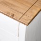 vidaXL Armario auxiliar estilo Panamá madera pino blanco 80x40x73 cm vidaXL Armario auxiliar estilo Panamá madera pino blanco 80x40x73 cm