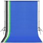 vidaXL Kit de estudio fotográfico con 5 fondos de colores y marco ajustable vidaXL Kit de estudio fotográfico con 5 fondos de colores y marco ajustable
