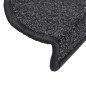 vidaXL Alfombrillas de escalera 15 unidades gris antracita 56x17x3 cm vidaXL Alfombrillas de escalera 15 unidades gris antracita 56x17x3 cm