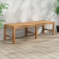 vidaXL Banco de jardín de madera maciza de teca 150 cm vidaXL Banco de jardín de madera maciza de teca 150 cm