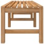 vidaXL Banco de jardín de madera maciza de teca 150 cm vidaXL Banco de jardín de madera maciza de teca 150 cm