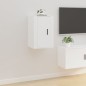 vidaXL Muebles para TV de pared 2 uds blanco 40x34,5x60 cm vidaXL Muebles para TV de pared 2 uds blanco 40x34,5x60 cm