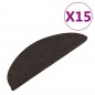 vidaXL Alfombrilla autoadhesiva escalera 15 uds negra 56x17x3 cm vidaXL Alfombrilla autoadhesiva escalera 15 uds negra 56x17x3 cm