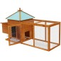 vidaXL Gallinero de exterior  