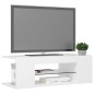 vidaXL Mueble de TV con luces LED blanco 90x39x30 cm vidaXL Mueble de TV con luces LED blanco 90x39x30 cm