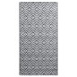 vidaXL Alfombra de exterior PP blanco y negro 160x230 cm vidaXL Alfombra de exterior PP blanco y negro 160x230 cm