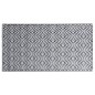 vidaXL Alfombra de exterior PP blanco y negro 160x230 cm vidaXL Alfombra de exterior PP blanco y negro 160x230 cm