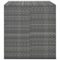 vidaXL Baúl de cojines para jardín de ratán PE gris 100x97,5x104 cm vidaXL Baúl de cojines para jardín de ratán PE gris 100x97,5x104 cm